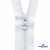 Спиральная молния Т5 501, 75 см, автомат, цвет белый - купить в Ачинске. Цена: 16.28 руб.