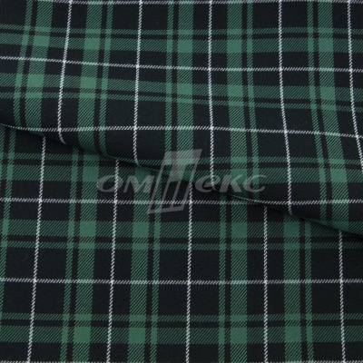 Ткань костюмная Клетка 25577, т.зеленый/зеленый./ч/бел, 230 г/м2, шир.150 см - купить в Ачинске. Цена 539.74 руб.