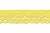 Тесьма кружевная 0621-1611, шир. 20 мм/уп. 20+/-1 м, цвет 017-жёлтый - купить в Ачинске. Цена: 435.84 руб.