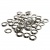 Люверсы, металлические/14мм/никель (упак.1000 шт) - купить в Ачинске. Цена: 1 058.40 руб.