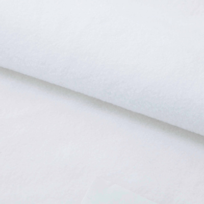 Флис DTY 240 г/м2, White/белый, 150 см (2,77м/кг) - купить в Ачинске. Цена 640.46 руб.