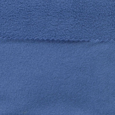 Флис DTY 19-4027, 180 г/м2, шир. 150 см, цвет джинс - купить в Ачинске. Цена 646.04 руб.
