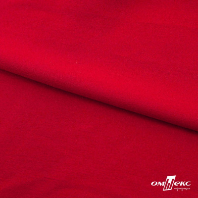 Ткань плательная Креп Рибера, 100% полиэстер,120 гр/м2, шир. 150 см, цв. Красный - купить в Ачинске. Цена 142.30 руб.