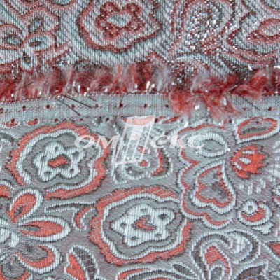 Ткань костюмная жаккард, 135 гр/м2, шир.150см, цвет красный№12 - купить в Ачинске. Цена 441.92 руб.