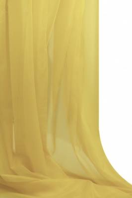 Портьерный капрон 12-0826, 47 гр/м2, шир.300см, цвет св.жёлтый - купить в Ачинске. Цена 137.27 руб.
