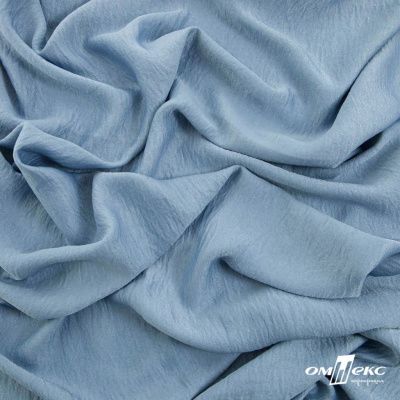 Ткань плательная Муар, 100% полиэстер,165 (+/-5) гр/м2, шир. 150 см, цв. Серо-голубой - купить в Ачинске. Цена 215.65 руб.