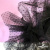 Евро-фатин горох, 100% полиэфир, 15 г/м2, 150 см. 16-167/черный - купить в Ачинске. Цена 241.13 руб.