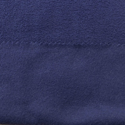 Флис DTY 19-3920, 180 г/м2, шир. 150 см, цвет т.синий - купить в Ачинске. Цена 646.04 руб.