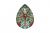"Кабошоны" - заготовка для рукоделия акриловая фигурная 13 х 18мм - купить в Ачинске. Цена: 7.32 руб.
