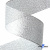 Лента металлизированная "ОмТекс", 50 мм/уп.22,8+/-0,5м, цв.- серебро - купить в Ачинске. Цена: 149.71 руб.