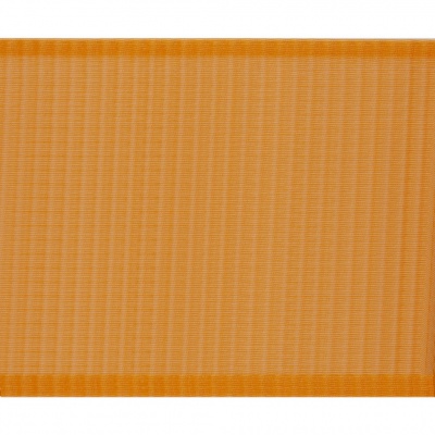Лента капроновая "Гофре", шир. 110 мм/уп. 50 м, цвет оранжевый - купить в Ачинске. Цена: 26.93 руб.