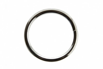 Кольцо металлическое d-3 х 32 мм, цв.-никель - купить в Ачинске. Цена: 3.92 руб.
