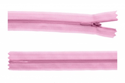 Молния потайная Т3 513, 20 см, капрон, цвет св.розовый - купить в Ачинске. Цена: 5.12 руб.