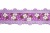 Тесьма декоративная 0385-6169, шир. 25 мм/уп. 22,8+/-1 м, цвет 01-фиолетовый - купить в Ачинске. Цена: 387.43 руб.