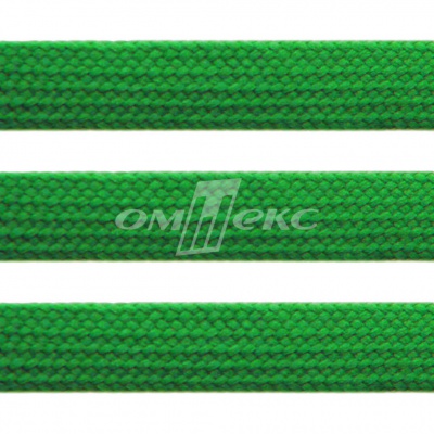 Шнур 15мм плоский (100+/-1м) №16 зеленый - купить в Ачинске. Цена: 10.21 руб.