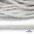 Шнур плетеный d-6 мм круглый, 70% хлопок 30% полиэстер, уп.90+/-1 м, цв.1076-белый - купить в Ачинске. Цена: 588 руб.