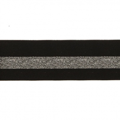 #2/6-Лента эластичная вязаная с рисунком шир.52 мм (45,7+/-0,5 м/бобина) - купить в Ачинске. Цена: 69.33 руб.