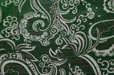 Ткань костюмная жаккард, 135 гр/м2, шир.150см, цвет зелёный№4 - купить в Ачинске. Цена 441.94 руб.