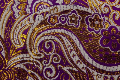 Ткань костюмная жаккард №9, 140 гр/м2, шир.150см, цвет фиолет - купить в Ачинске. Цена 387.20 руб.