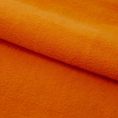 Флис DTY 16-1358, 250 г/м2, шир. 150 см, цвет оранжевый - купить в Ачинске. Цена 640.46 руб.