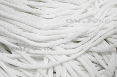 Шнур Т-02 (4с2) мелкое плетение 4мм 100 м белый - купить в Ачинске. Цена: 2.50 руб.