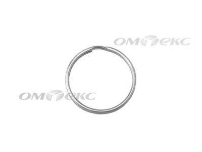 Кольцо металлическое d-20 мм, цв.-никель - купить в Ачинске. Цена: 3.19 руб.