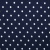 Креп стрейч Амузен, 85 г/м2, 19-3920 (т.синий)/белый крупный горох, шир.150 см - купить в Ачинске. Цена 220.50 руб.
