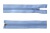 Спиральная молния Т5 351, 75 см, автомат, цвет св.голубой - купить в Ачинске. Цена: 16.28 руб.