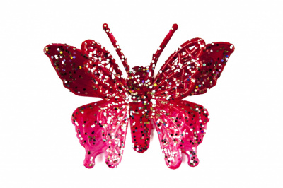 Бабочка декоративная пластиковая #10 - купить в Ачинске. Цена: 7.09 руб.