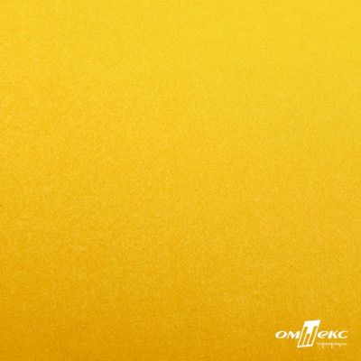 Поли креп-сатин 13-0859, 125 (+/-5) гр/м2, шир.150см, цвет жёлтый - купить в Ачинске. Цена 155.57 руб.