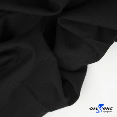 Ткань костюмная "Матте" 80% P, 16% R, 4% S, 170 г/м2, шир.150 см, цв-черный #1 - купить в Ачинске. Цена 372.90 руб.