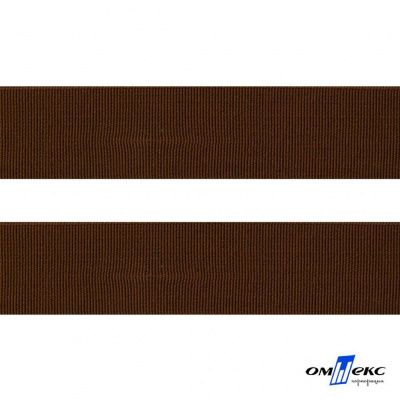 13023-Резинка тканая шир.2,5 см,цв. #4 -коричневый - купить в Ачинске. Цена: 46.62 руб.