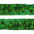 Тесьма с пайетками D4, шир. 20 мм/уп. 25+/-1 м, цвет зелёный - купить в Ачинске. Цена: 778.19 руб.