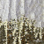 Трикотажное полотно, Сетка с пайетками, шир.130 см, #315, цв.-белый/золото - купить в Ачинске. Цена 693.39 руб.