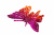 Бабочка декоративная пластиковая #10 - купить в Ачинске. Цена: 7.09 руб.