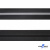 Рулонная молния с покрытием PVC спираль тип 3 (упак.270м) -черная с полосой СВО - купить в Ачинске. Цена: 12.74 руб.