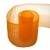 Лента капроновая "Гофре", шир. 110 мм/уп. 50 м, цвет оранжевый - купить в Ачинске. Цена: 26.93 руб.