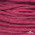 Шнур плетеный d-6 мм, 70% хлопок 30% полиэстер, уп.90+/-1 м, цв.1068-фуксия - купить в Ачинске. Цена: 588 руб.