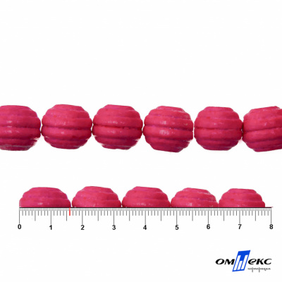 0309-Бусины деревянные "ОмТекс", 16 мм, упак.50+/-3шт, цв.023-розовый - купить в Ачинске. Цена: 62.22 руб.