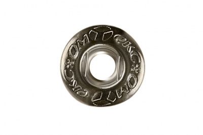 Кнопка металлическая "Альфа" с пружиной, 15 мм (уп. 720+/-20 шт), цвет никель - купить в Ачинске. Цена: 1 466.73 руб.