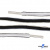 Шнурки #4-27, круглые 130 см, двухцветные (черно/белый) - купить в Ачинске. Цена: 47.04 руб.