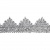 Тесьма металлизированная 0384-0240, шир. 40 мм/уп. 25+/-1 м, цвет серебро - купить в Ачинске. Цена: 490.74 руб.