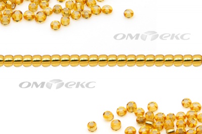 Бисер (SL) 11/0 ( упак.100 гр) цв.22 - золото - купить в Ачинске. Цена: 53.34 руб.