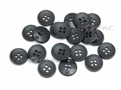 51960/23 мм (4 пр) черные пуговицы - купить в Ачинске. Цена: 1.43 руб.