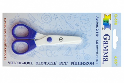 Ножницы G-510 детские 123 мм - купить в Ачинске. Цена: 137.45 руб.