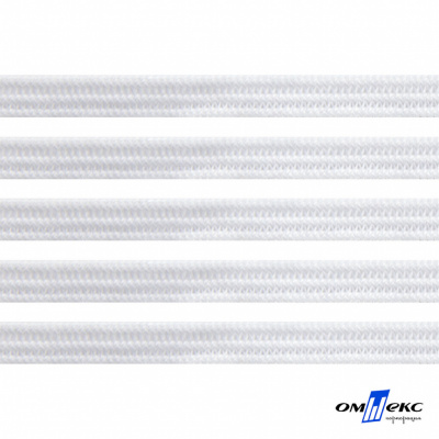 Резинка 4 мм (200+/-1 м) 400 гр/м2 белая бобина "ОМТЕКС" - купить в Ачинске. Цена: 1.76 руб.