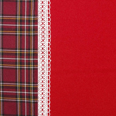 Ткань костюмная 21010 2023, 225 гр/м2, шир.150см, цвет красный - купить в Ачинске. Цена 390.73 руб.