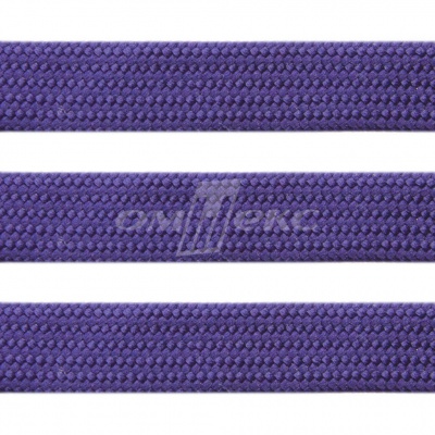 Шнур 15мм плоский (100+/-1м) №10 фиолетовый - купить в Ачинске. Цена: 10.21 руб.
