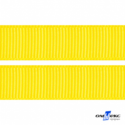 Репсовая лента 020, шир. 25 мм/уп. 50+/-1 м, цвет жёлтый - купить в Ачинске. Цена: 298.75 руб.