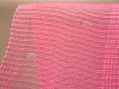 Лента капроновая "Гофре", шир. 110 мм/уп. 50 м, цвет розовый - купить в Ачинске. Цена: 35.60 руб.
